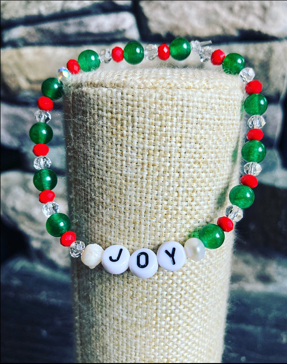 Christmas bracelet- JOY