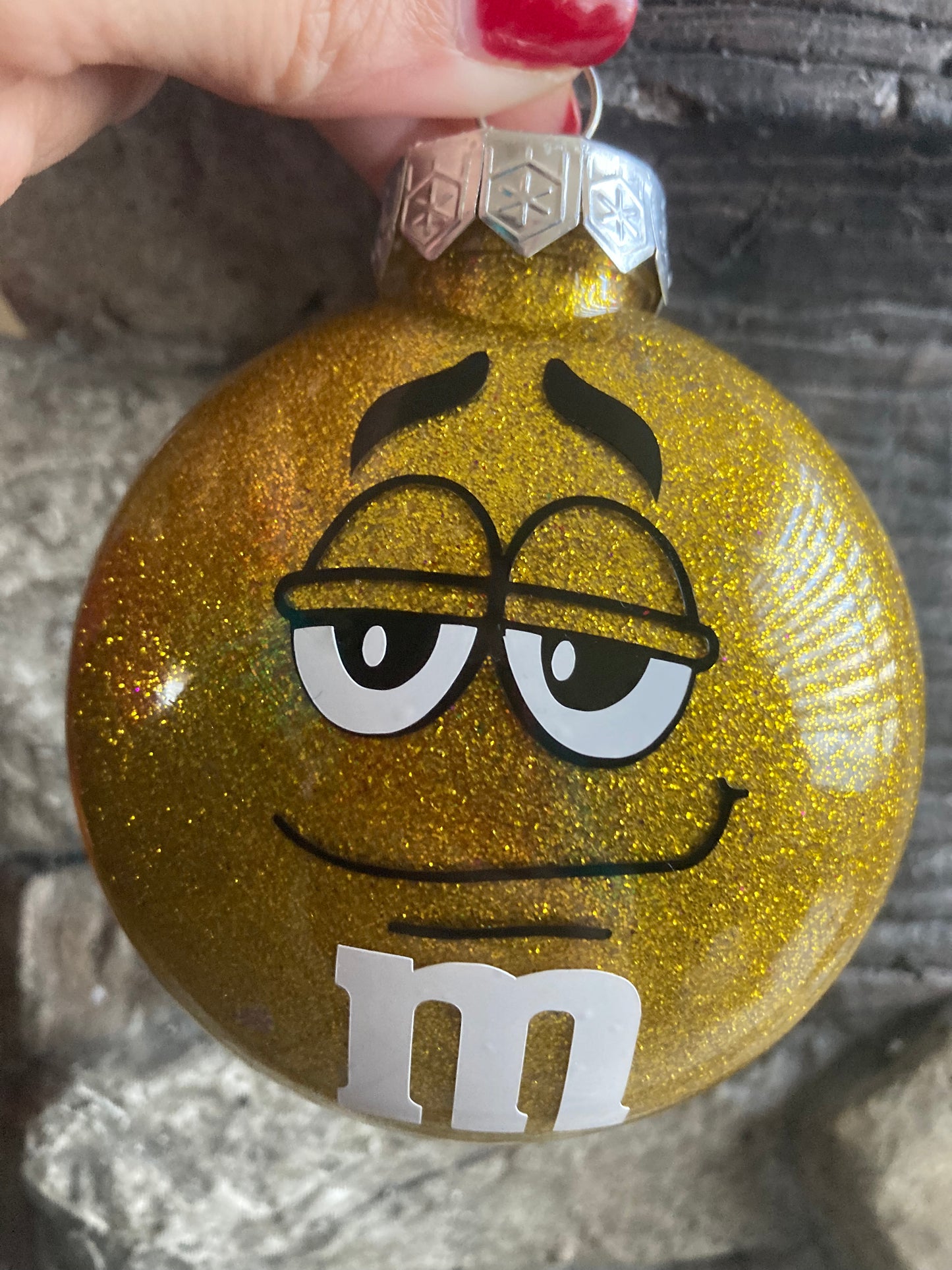 M&M Gold Ornament