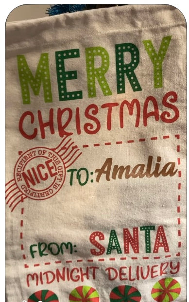 Santa’s sack- customized